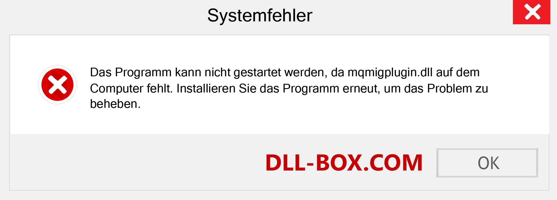 mqmigplugin.dll-Datei fehlt?. Download für Windows 7, 8, 10 - Fix mqmigplugin dll Missing Error unter Windows, Fotos, Bildern